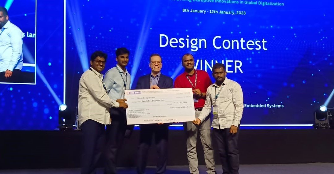Students of IIIT Bangalore Win VLSI-D 2023 Design Contest