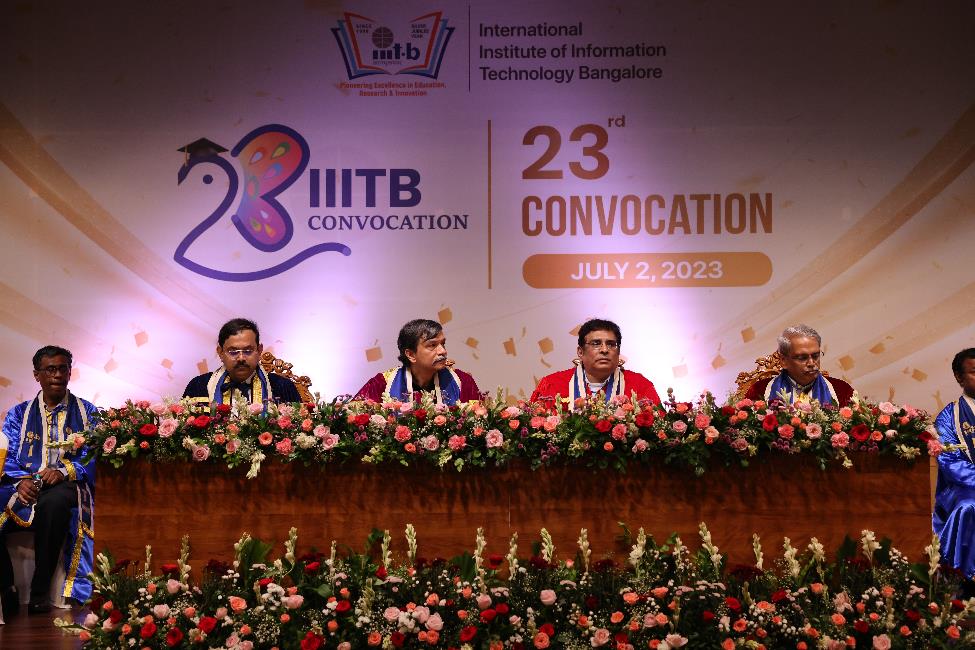 IIIT-Bangalore Celebrates the Success of 332 Graduates at its 23rd Convocation Ceremony