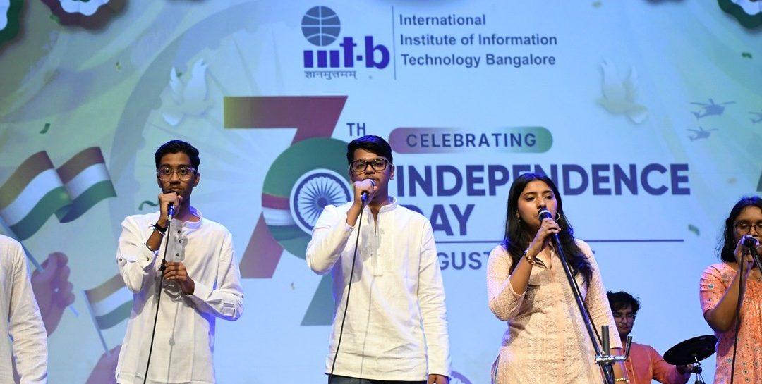 IIIT-Bangalore Celebrates the 79th Independence Day with Pride and Innovation