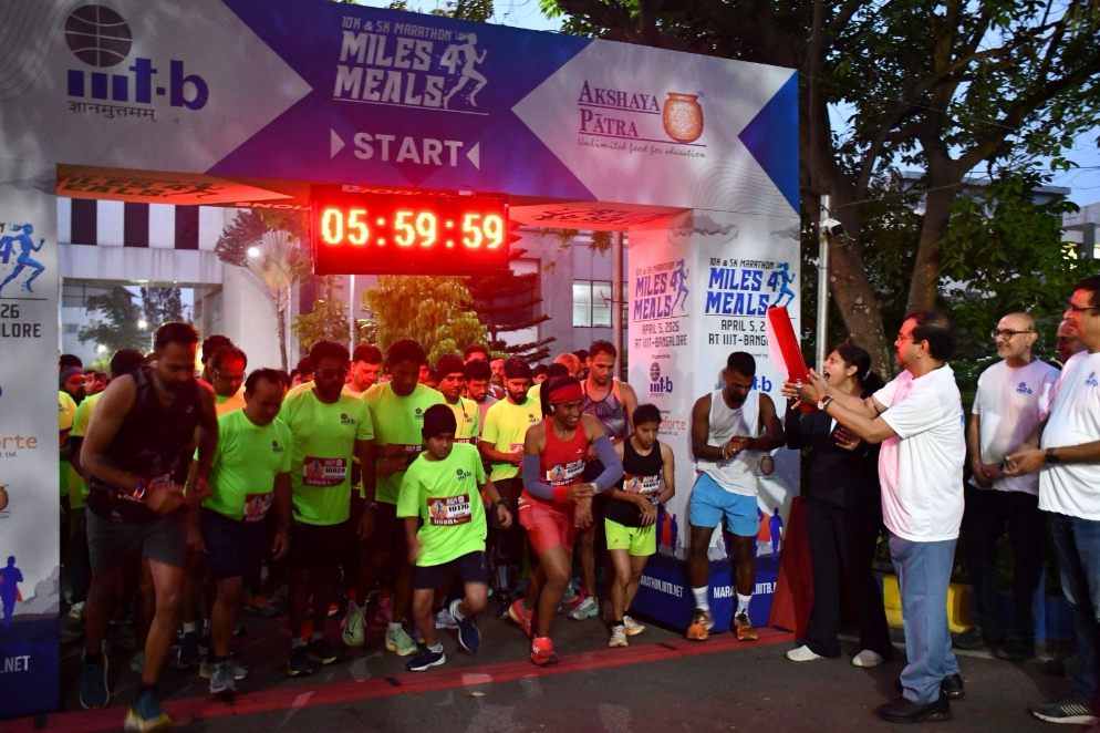 IIIT-B Organises Miles4Meals 2026, Raising Over ₹2.25 Lakhs for Mid-Day Meal Programme