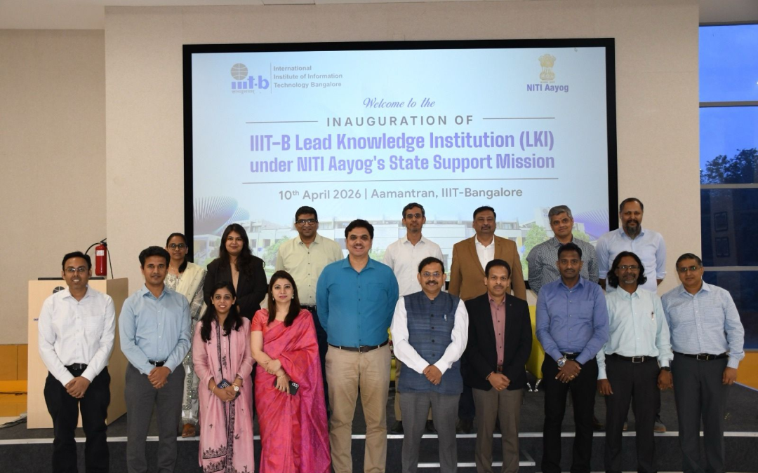 IIIT-B nominated as NITI Aayog’s Lead Knowledge Institution